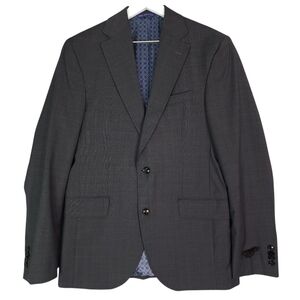 Ted Baker London Endurance Roger CT Men's Grey Blazer 40R NWOT $798